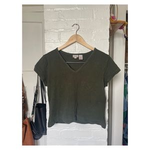 3/30$ Vintage green baby tee